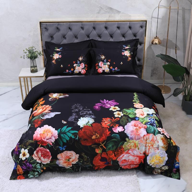 Parure de Lit en Coton Égyptien | Design Classique et Confort Ultime
