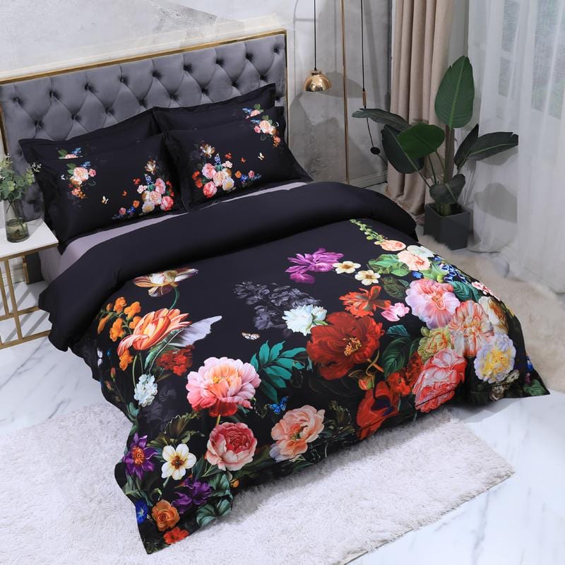 Parure de Lit en Coton Égyptien | Design Classique et Confort Ultime