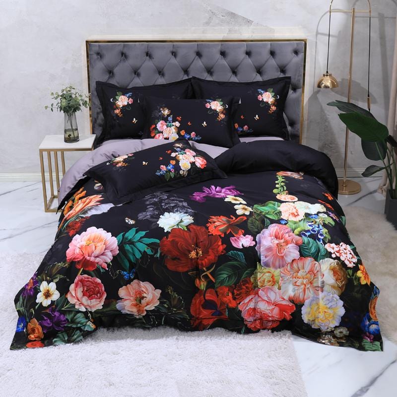 Parure de Lit en Coton Égyptien | Design Classique et Confort Ultime