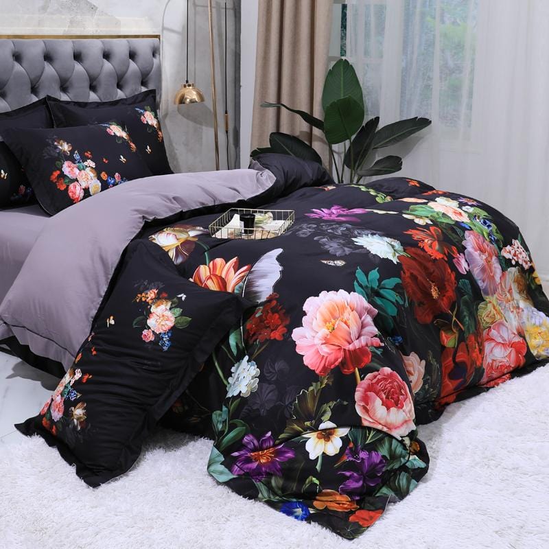 Parure de Lit en Coton Égyptien | Design Classique et Confort Ultime