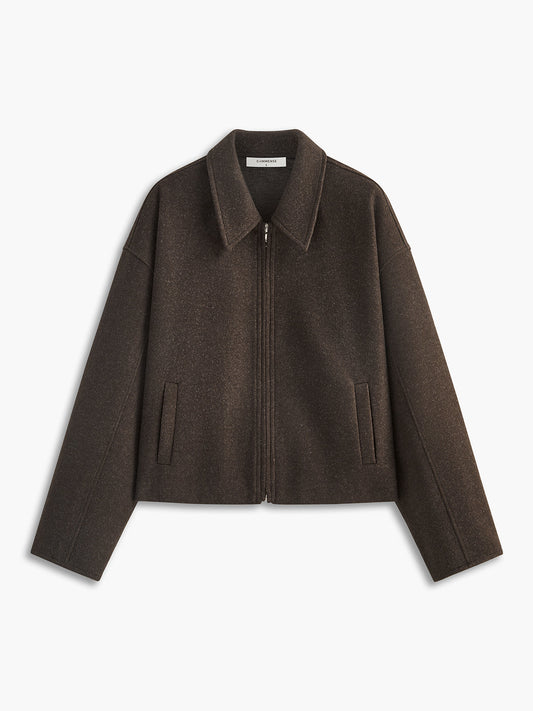 Veste en Tweed Chaude pour Femme | Élégante et Intemporelle à Manches Longues