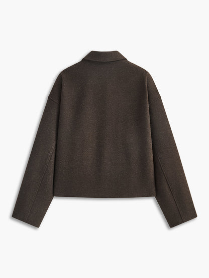 Veste en Tweed Chaude pour Femme | Élégante et Intemporelle à Manches Longues