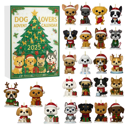Calendrier de l'Avent pour Chiens | 24 Surprises Festives et Amusantes