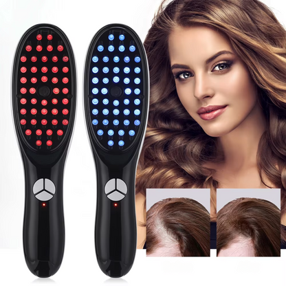 Peigne de Massage Capillaire 3-en-1 - Soin Intensif pour Cheveux Épais et Sains