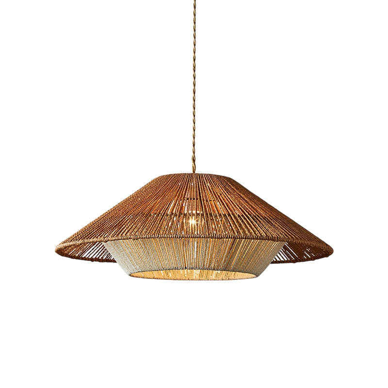 Lampe Suspendue en Bambou Tissé | Élégance Naturelle et Atmosphère Cozy