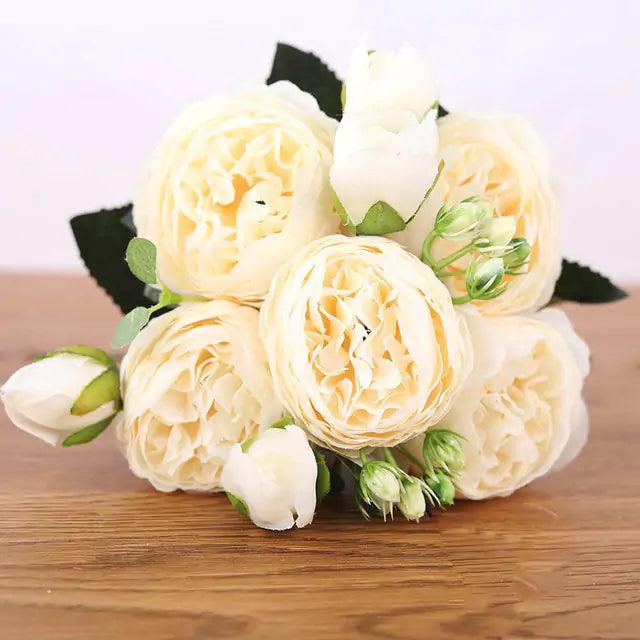 Arrangement de Pivoines en Soie | Élégance Intemporelle et Entretien Facile
