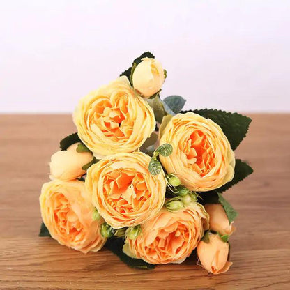 Arrangement de Pivoines en Soie | Élégance Intemporelle et Entretien Facile