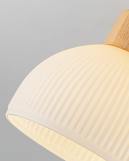 Plafonnier en Bois Élégant | Atmosphère Apaisante et Chic