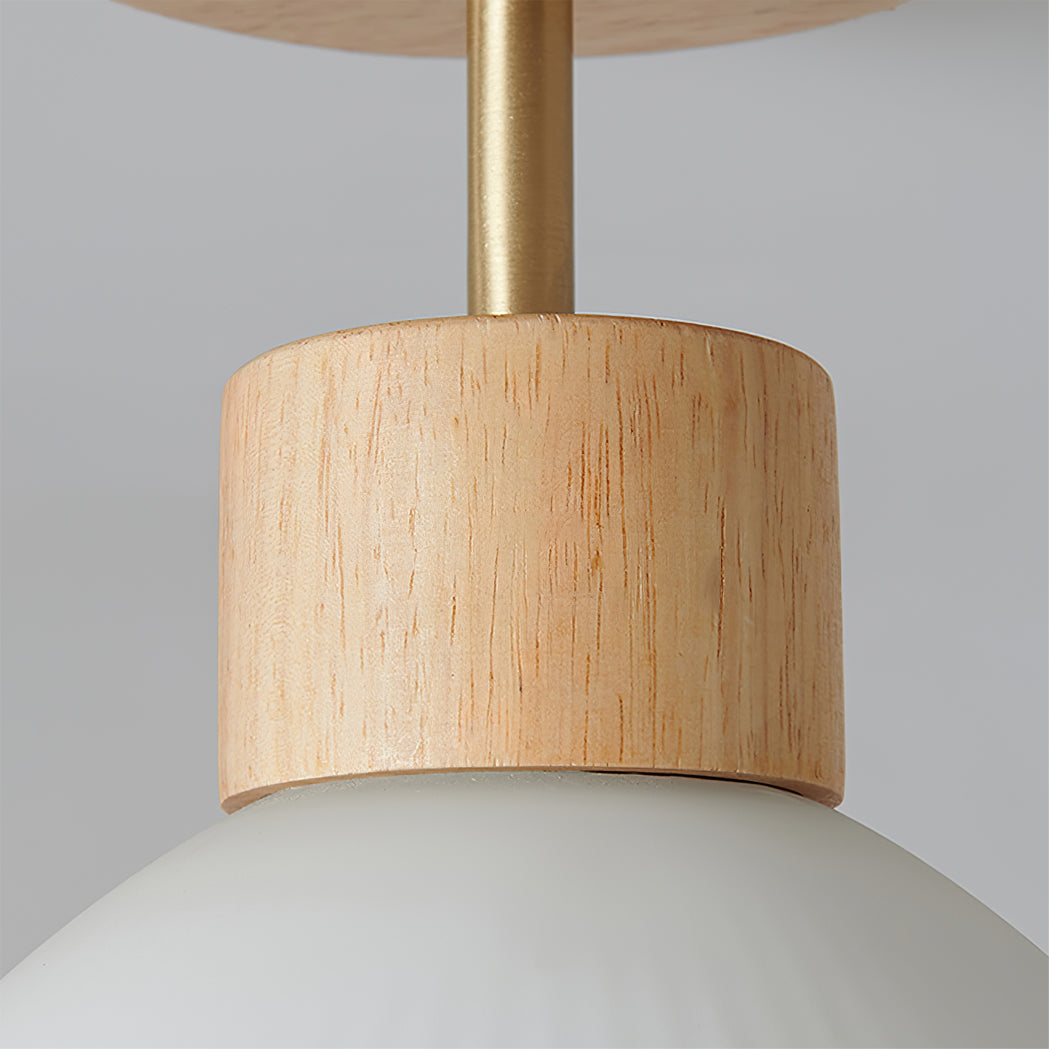 Plafonnier en Bois Élégant | Atmosphère Apaisante et Chic