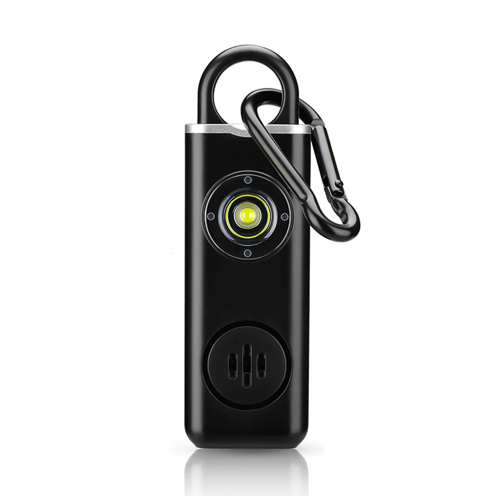 Alarme de Self-défense Rechargeable | Sirène 130 dB et Lampe Torche LED