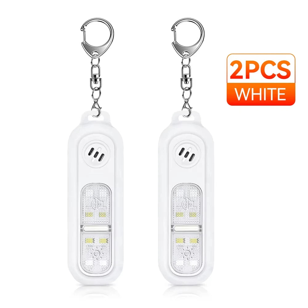 Alarme de Self-défense Rechargeable | Sirène 130 dB et Lampe Torche LED
