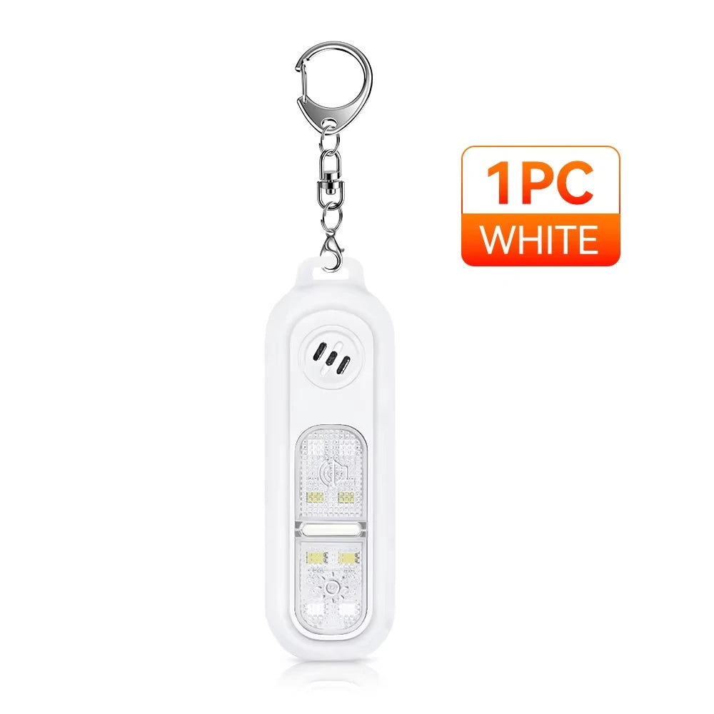 Alarme de Self-défense Rechargeable | Sirène 130 dB et Lampe Torche LED