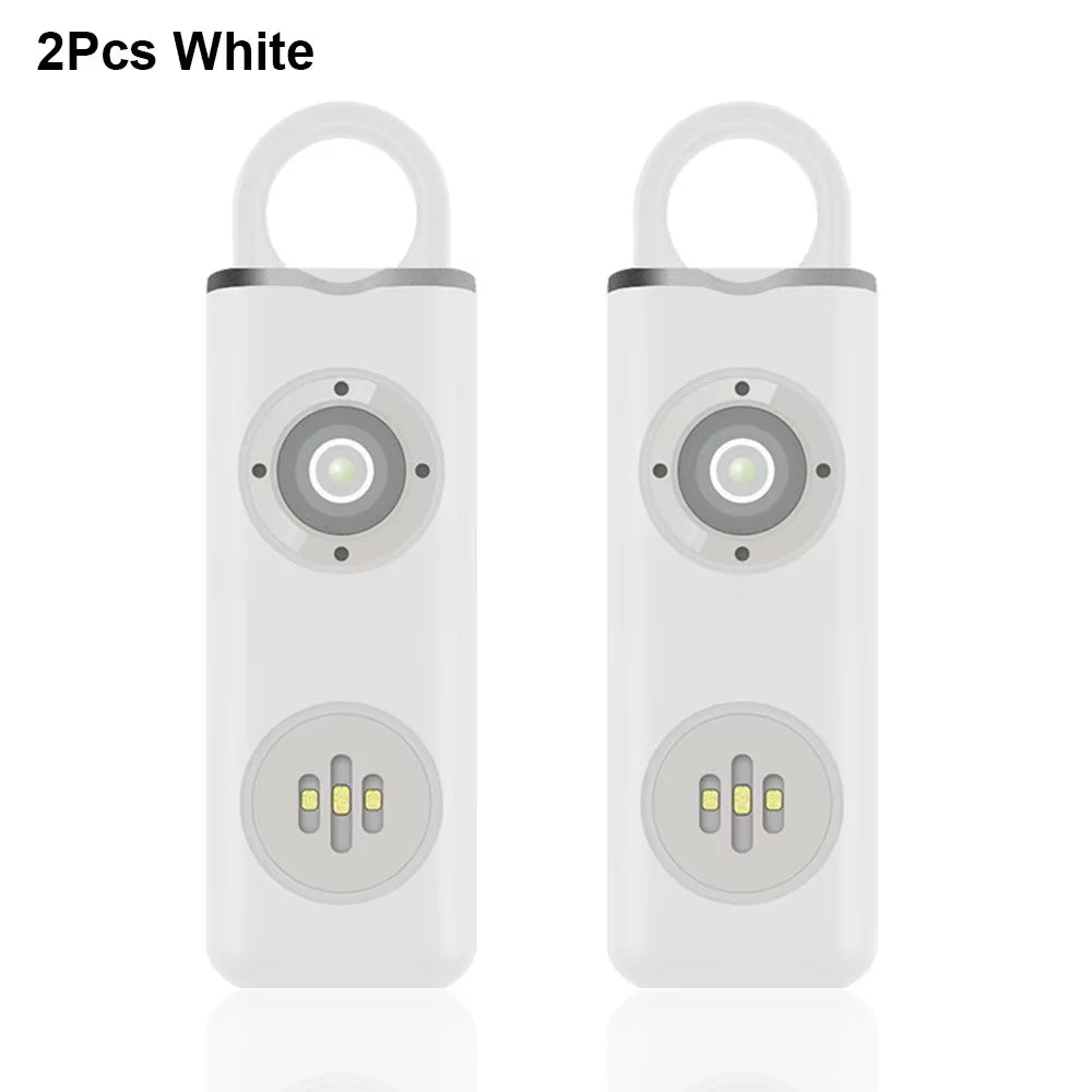 Alarme de Self-défense Rechargeable | Sirène 130 dB et Lampe Torche LED