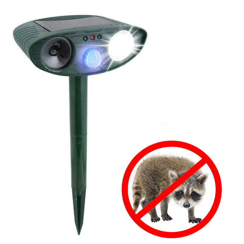 Répulsif Ultrasonique Solaire pour Nuisibles | Écologique et Sûr pour Votre Jardin