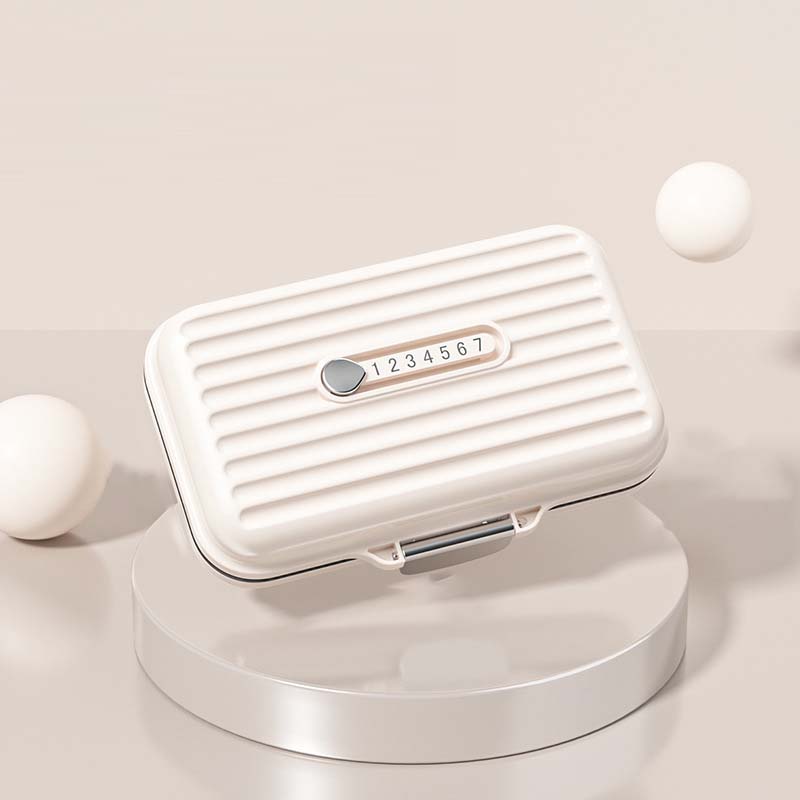 Organisateur de Pilules Portable | Compact et Sûr pour Médicaments