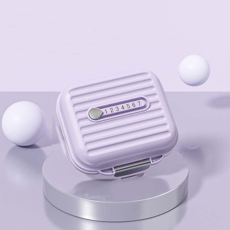 Organisateur de Pilules Portable | Compact et Sûr pour Médicaments