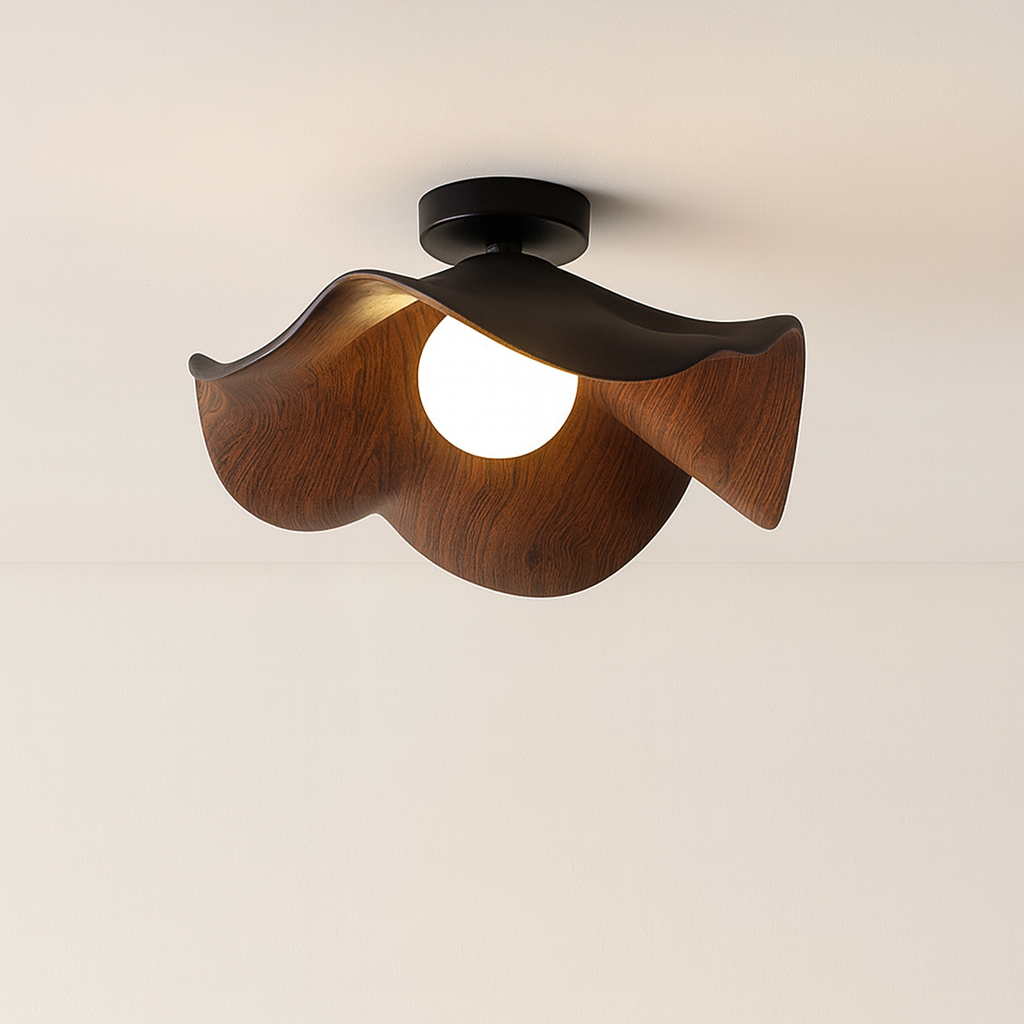 Lampe de Plafond Fleurie | Design Élégant et Atmosphère Chaleureuse