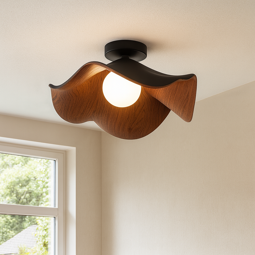 Lampe de Plafond Fleurie | Design Élégant et Atmosphère Chaleureuse