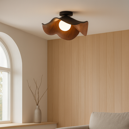 Lampe de Plafond Fleurie | Design Élégant et Atmosphère Chaleureuse