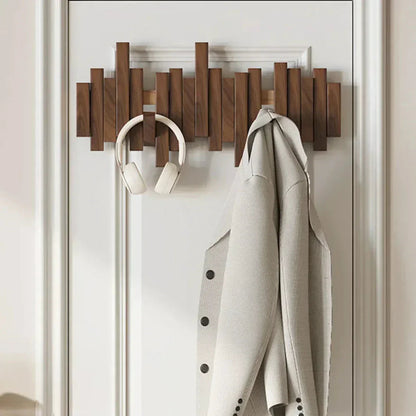 Porte-manteau mural en Bois | Élégant et Pratique pour Entrée Organisée