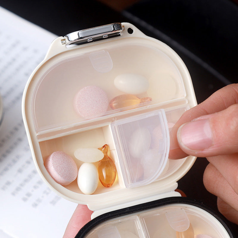 Organisateur de Pilules Compact | 7 Compartiments Étanches pour Voyage