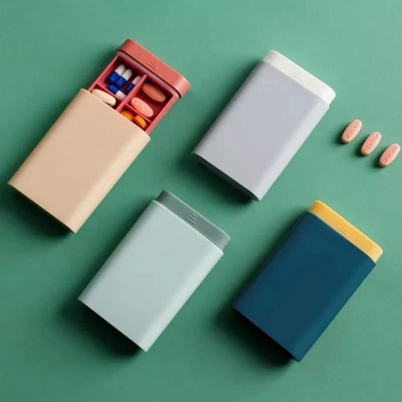 Organisateur de Pilules Compact | 6 Compartiments pour Médicaments Accessibles