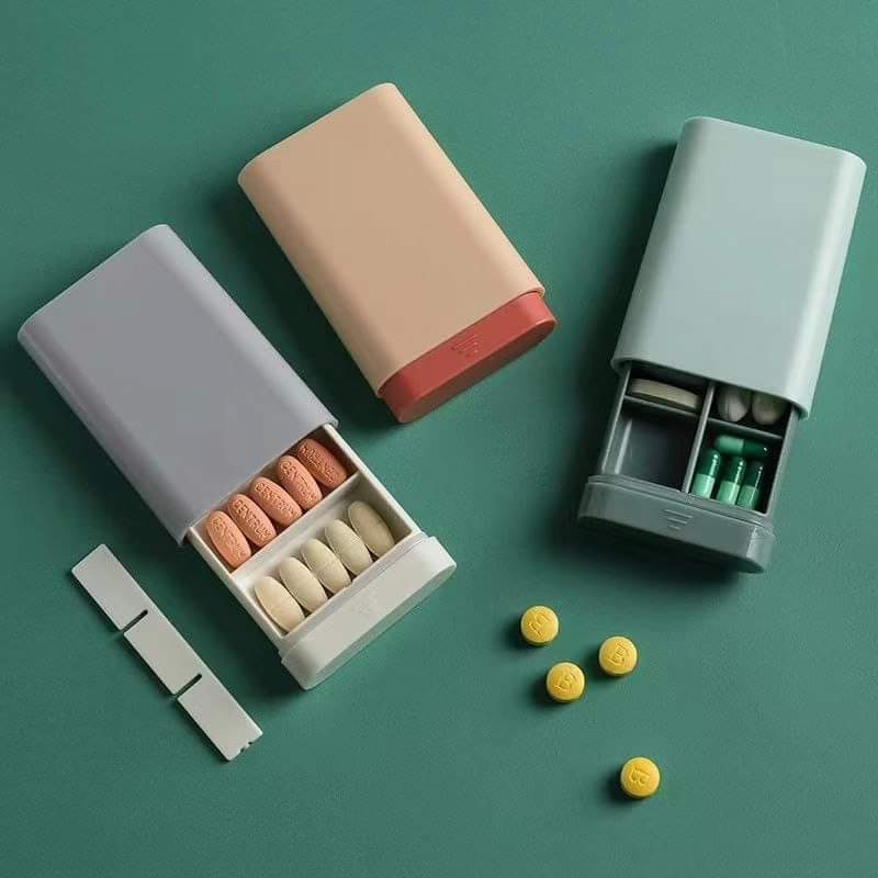 Organisateur de Pilules Compact | 6 Compartiments pour Médicaments Accessibles
