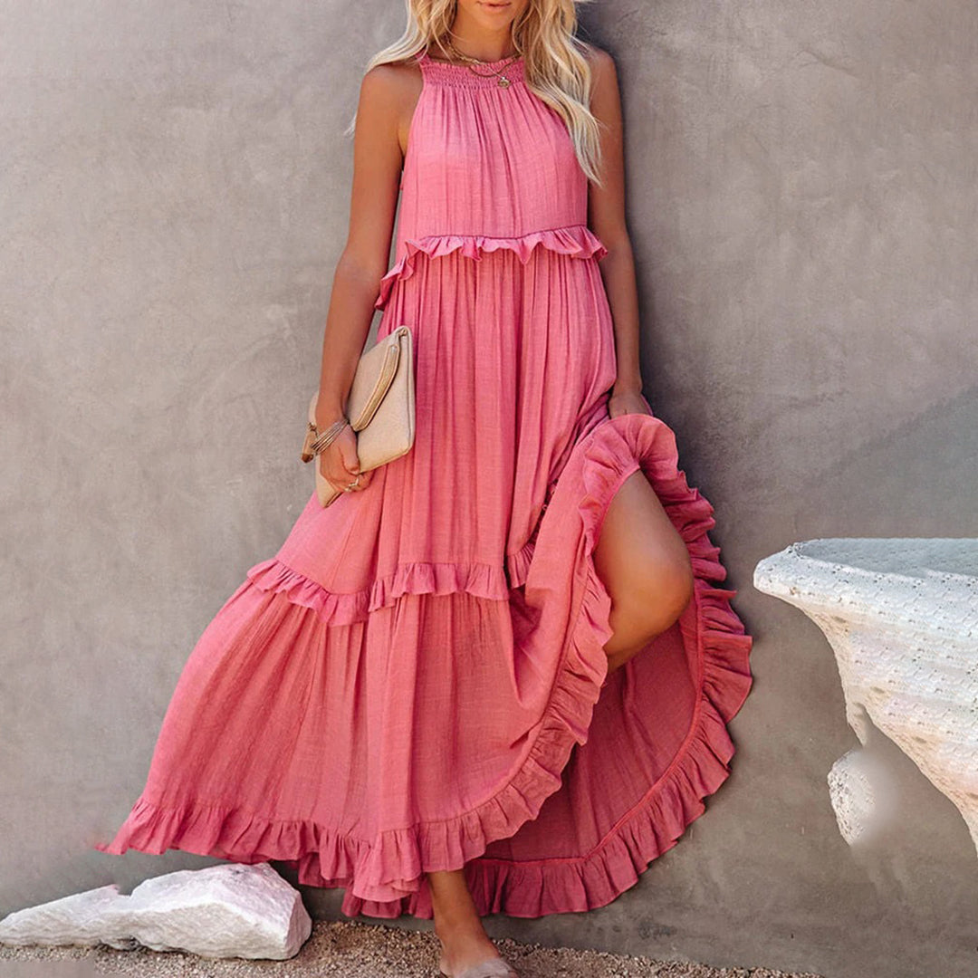 Robe Maxi Élégante à Couches | Style Flatteur pour Toutes les Occasions