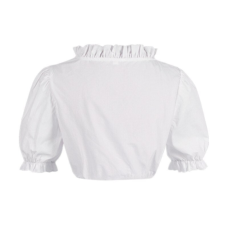 Robe Dirndl Rose Traditionnelle | Avec Tablier Brodé et Blouse Élégante