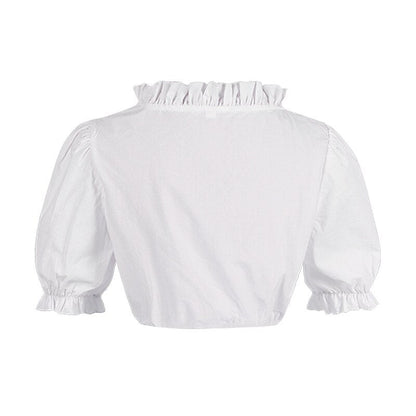 Robe Dirndl Rose Traditionnelle | Avec Tablier Brodé et Blouse Élégante