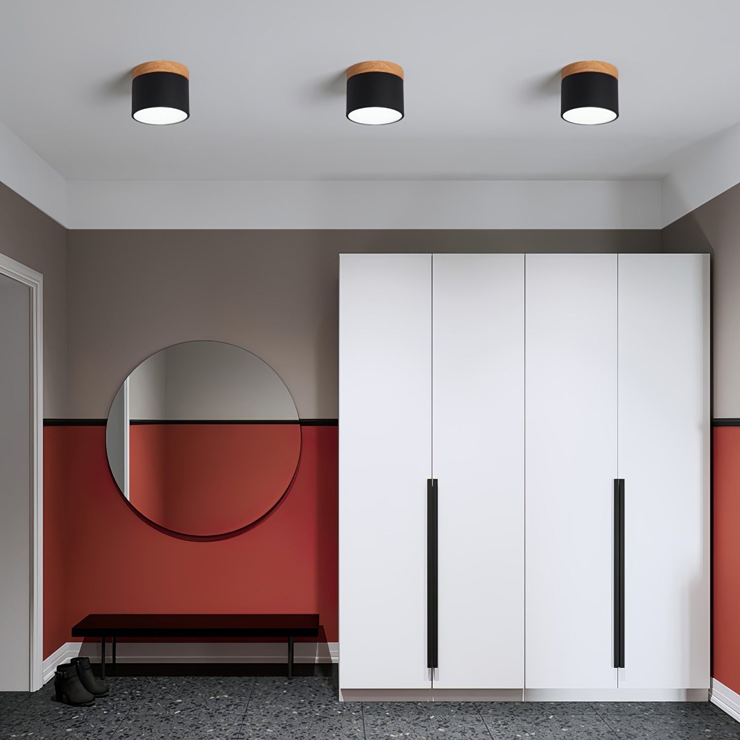 Spot de Plafond Minimaliste | Éclairage Ciblé et Design Scandinave