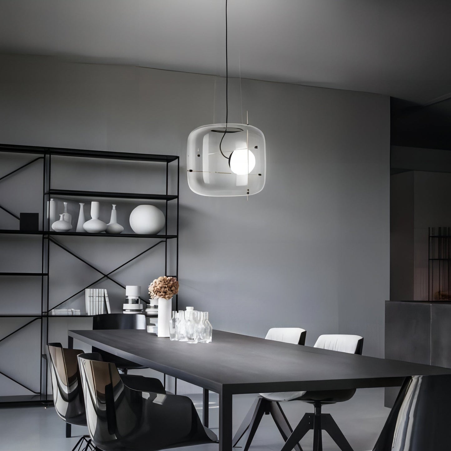 Suspension en Verre Diffusant | Ambiance Calme et Accueillante
