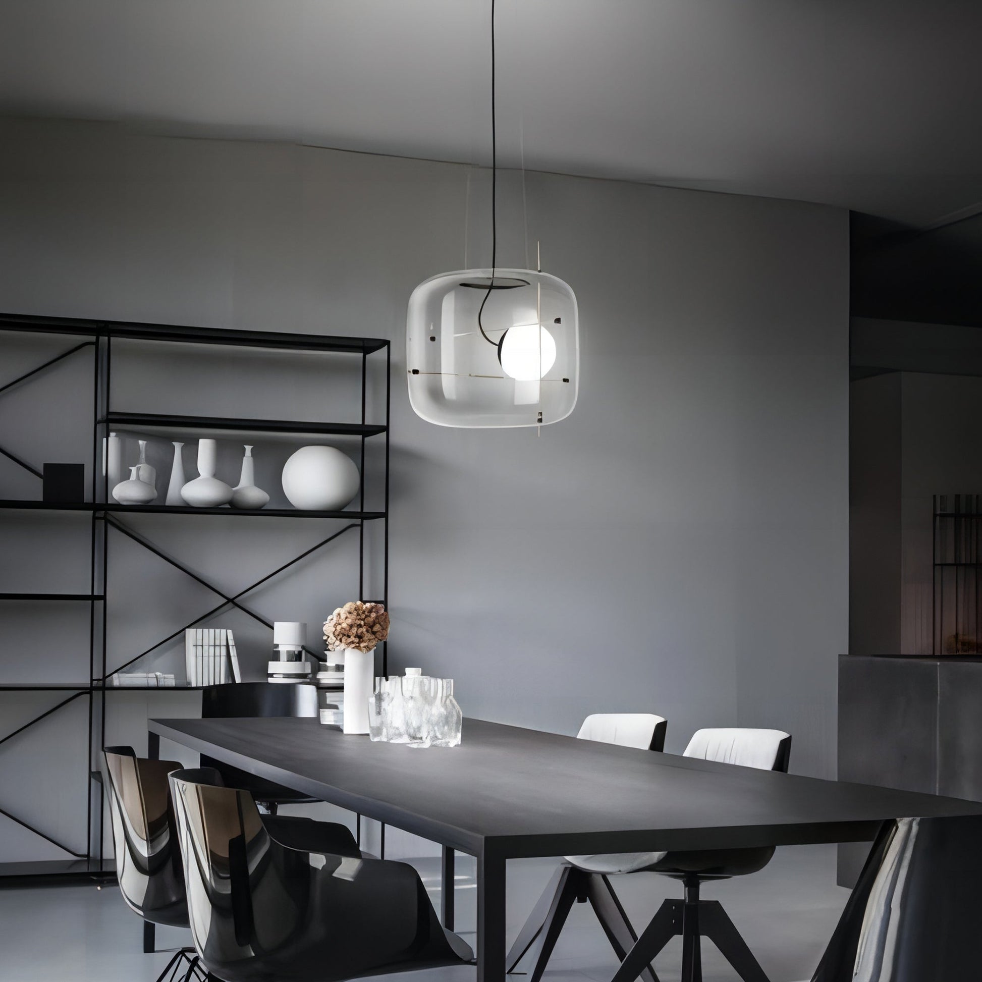 Suspension en Verre Diffusant | Ambiance Calme et Accueillante