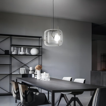 Suspension en Verre Diffusant | Ambiance Calme et Accueillante