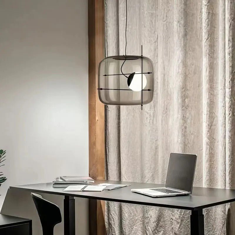 Suspension en Verre Diffusant | Ambiance Calme et Accueillante