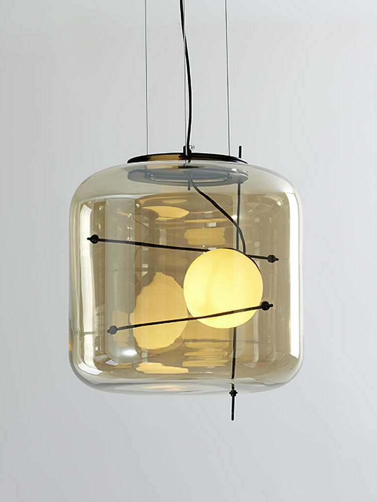 Suspension en Verre Diffusant | Ambiance Calme et Accueillante