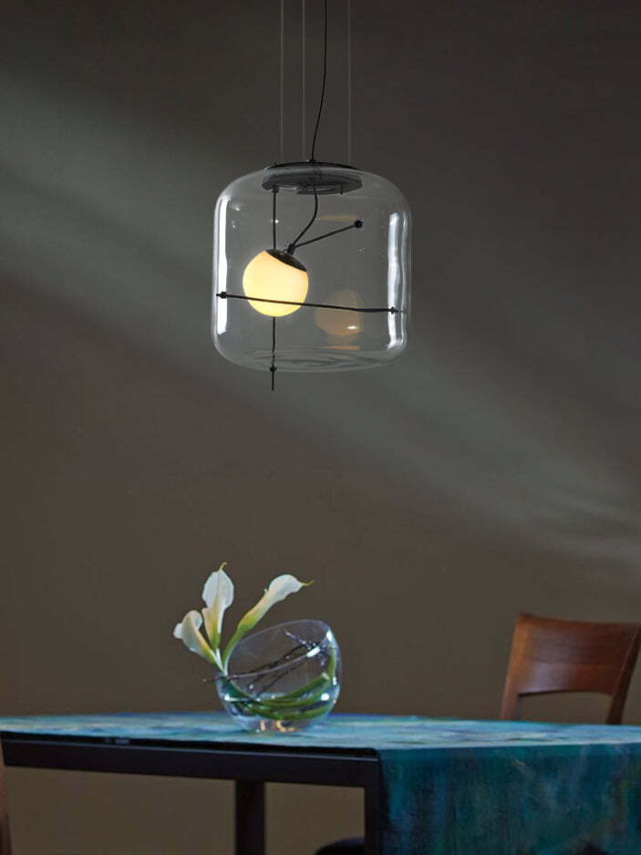 Suspension en Verre Diffusant | Ambiance Calme et Accueillante