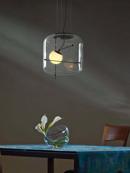 Suspension en Verre Diffusant | Ambiance Calme et Accueillante