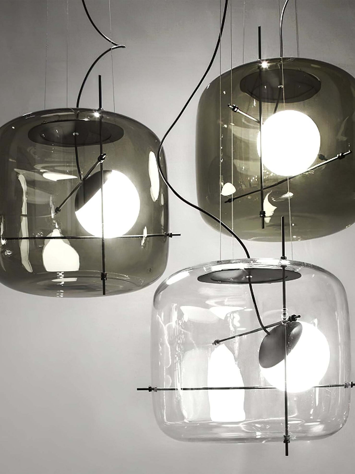Suspension en Verre Diffusant | Ambiance Calme et Accueillante