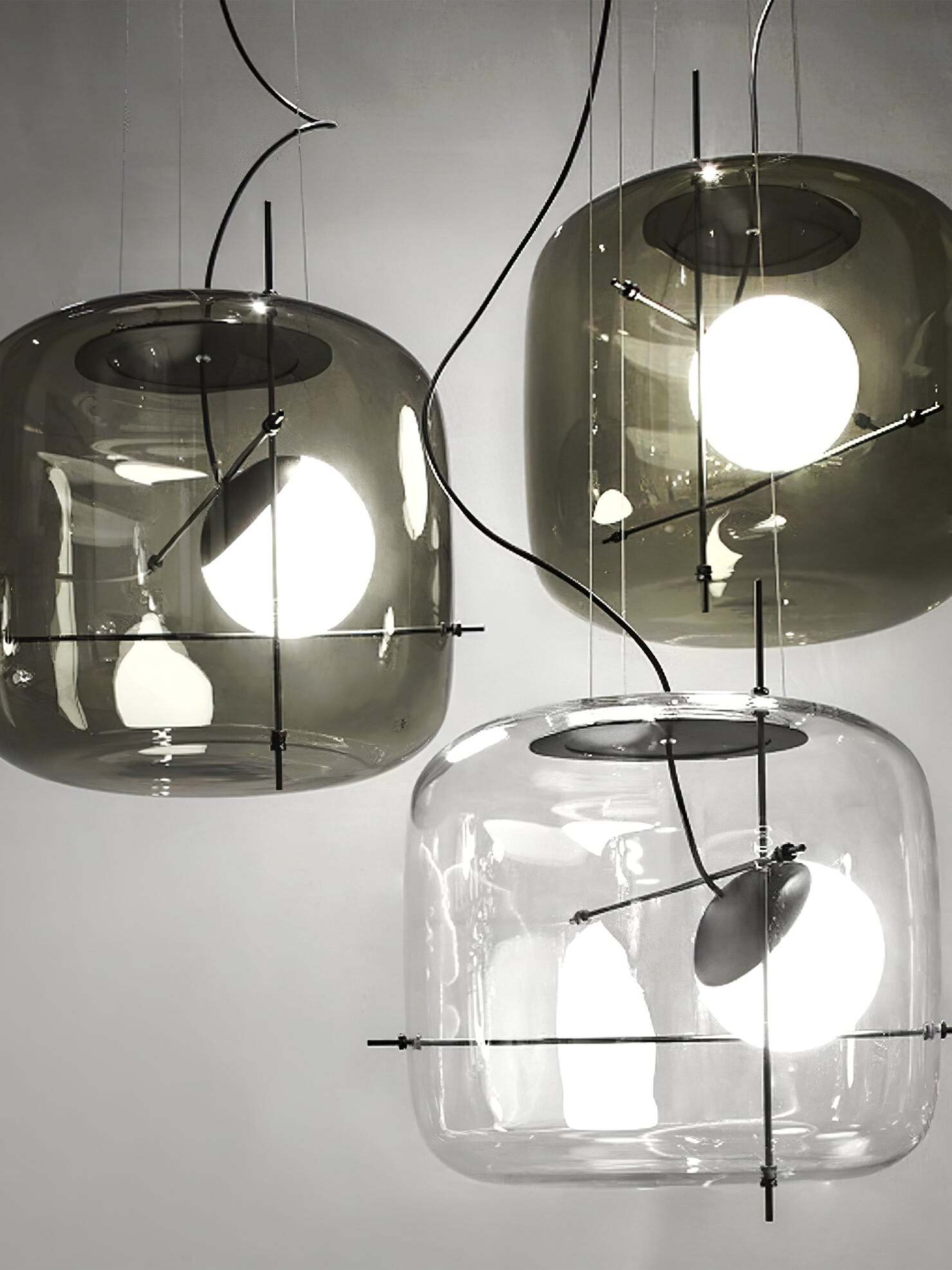 Suspension en Verre Diffusant | Ambiance Calme et Accueillante