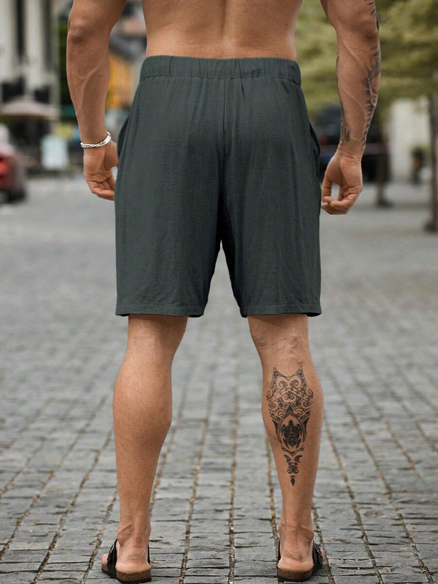 Shorts à Cordon Grandes Tailles pour Hommes | Confort et Poches Pratiques