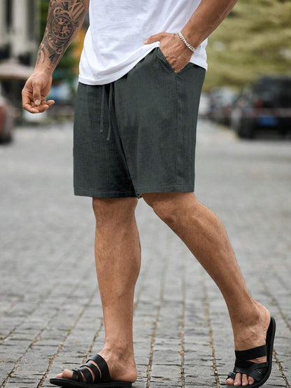 Shorts à Cordon Grandes Tailles pour Hommes | Confort et Poches Pratiques