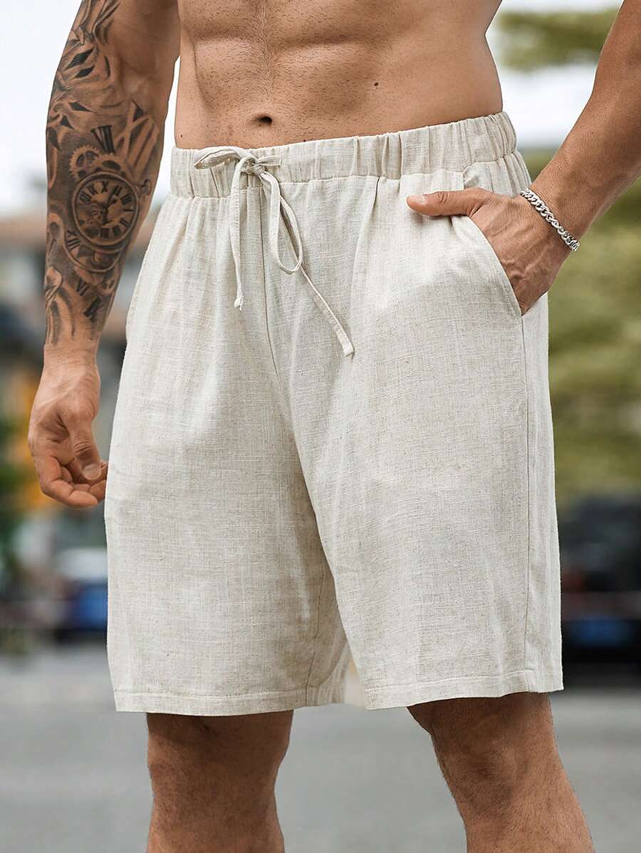 Shorts à Cordon Grandes Tailles pour Hommes | Confort et Poches Pratiques