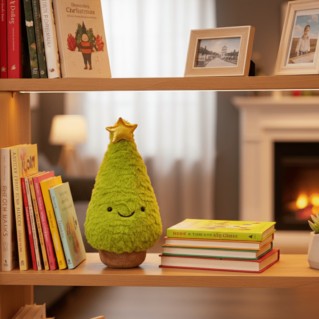 Figurine de Sapin de Noël en Peluche | Douceur et Ambiance Festive Accueillante