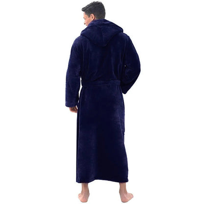 Robe de Chambre à Capuche Douce | Confort Douillet pour Moments de Détente