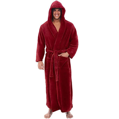 Robe de Chambre à Capuche Douce | Confort Douillet pour Moments de Détente