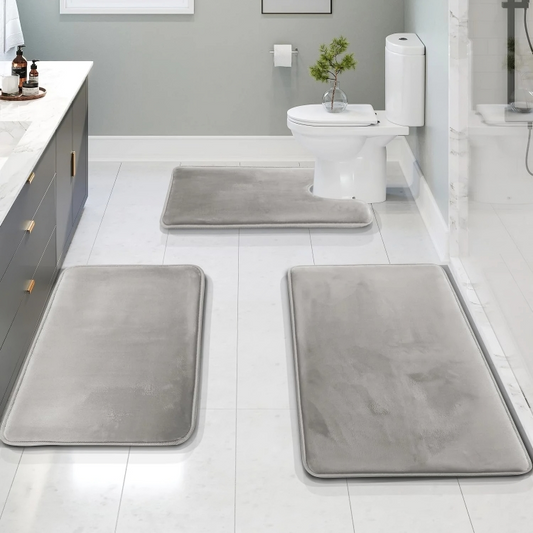 Tapis de Bain en Mousse à Mémoire | Confort Ultime et Séchage Rapide