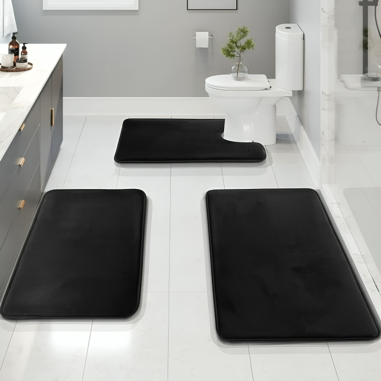 Tapis de Bain en Mousse à Mémoire | Confort Ultime et Séchage Rapide