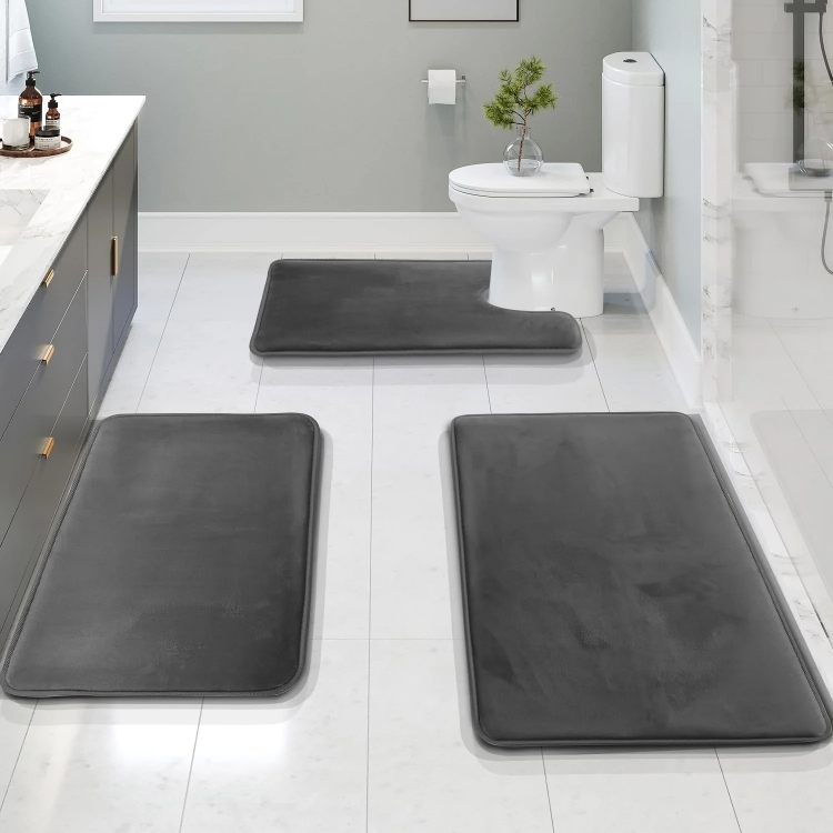 Tapis de Bain en Mousse à Mémoire | Confort Ultime et Séchage Rapide