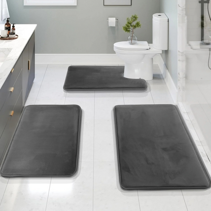 Tapis de Bain en Mousse à Mémoire | Confort Ultime et Séchage Rapide